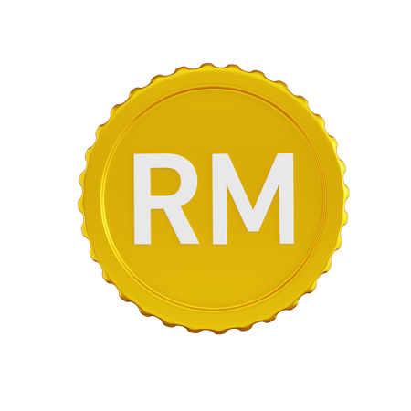 Moeda ringgit  3D Icon