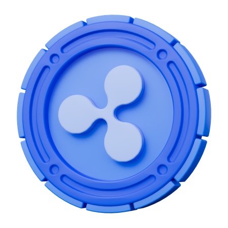 Moeda ripple xrp  3D Icon