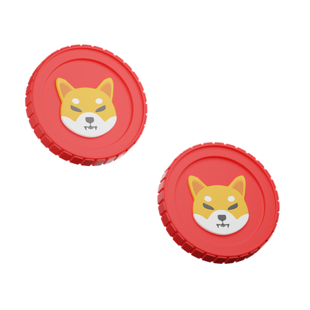 Moeda shiba inu  3D Icon