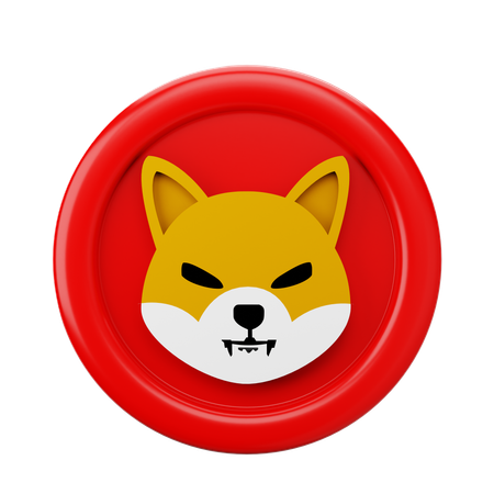 Moeda shiba inu shib  3D Icon