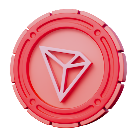 Moeda tron  3D Icon