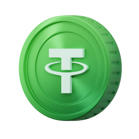 Moeda usdt  3D Icon