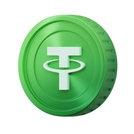 Moeda usdt  3D Icon