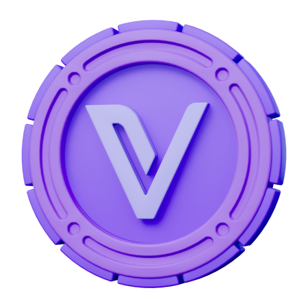 Moeda vechain  3D Icon