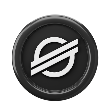 Moeda XLM Estelar  3D Icon