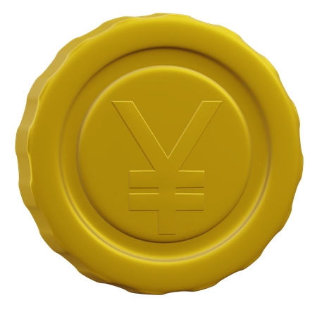 Moeda Yuan  3D Icon