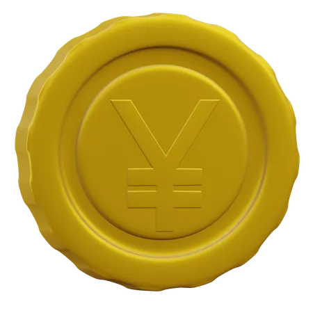 Moeda Yuan  3D Icon