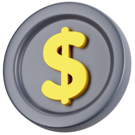 Moedas  3D Icon