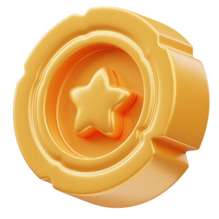 Moedas  3D Icon