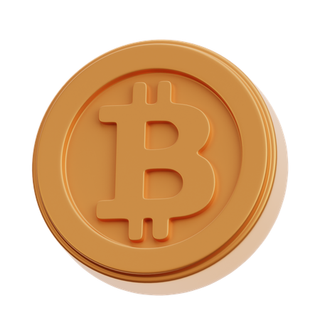 Moedas btc  3D Icon