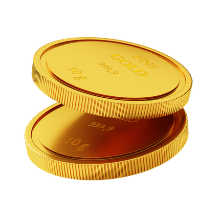 MOEDAS DE OURO  3D Icon