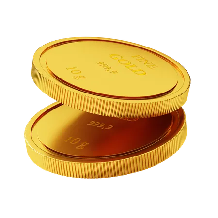 MOEDAS DE OURO  3D Icon