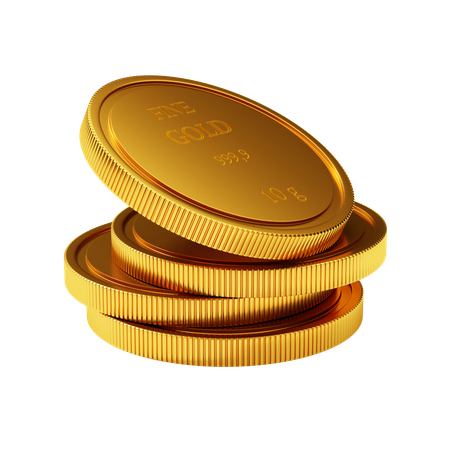 MOEDAS DE OURO  3D Icon