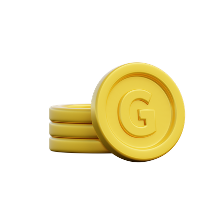 MOEDAS DE OURO  3D Icon