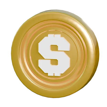 Moedas monetárias  3D Icon