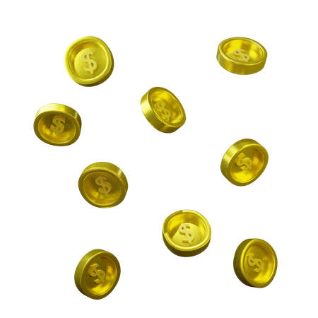 MOEDAS DE OURO  3D Icon