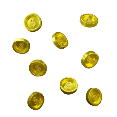 MOEDAS DE OURO  3D Icon