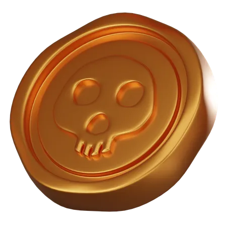 Moedas piratas  3D Icon