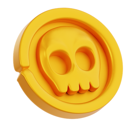 Moedas piratas  3D Icon