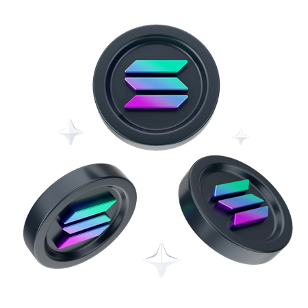 Moedas solanas  3D Icon