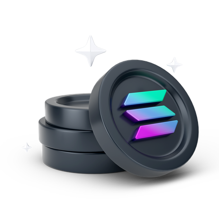 Moedas solanas  3D Icon
