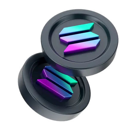 Moedas solanas  3D Icon