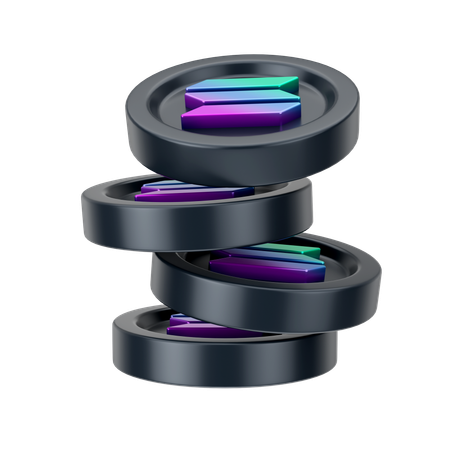 Moedas solanas  3D Icon