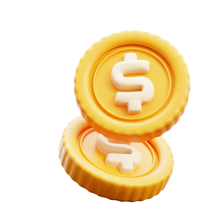 Moedas voadoras  3D Icon