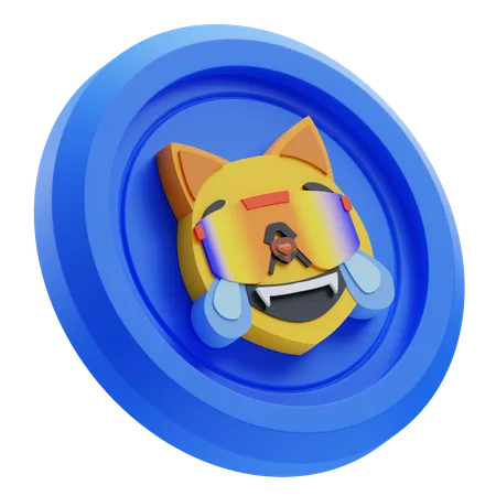 Criptomoeda Mog  3D Icon