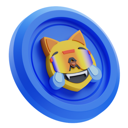 Mog Coin Crypto  3D Icon