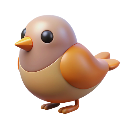 Moineau  3D Icon