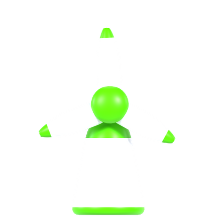 Moinho de vento  3D Icon