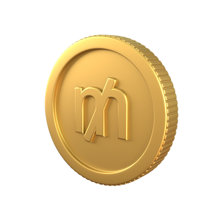 Moer moeda de ouro  3D Icon
