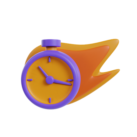 Moins de temps  3D Icon