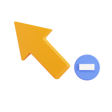 Moins la sélection  3D Icon