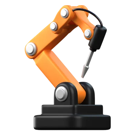 Moins tournevis bras robotique  3D Icon