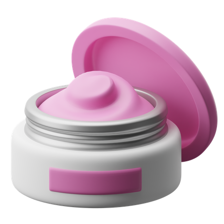 Moisturizer jar  3D Icon