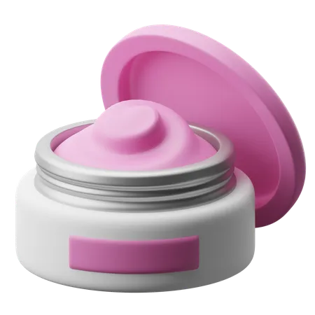 Moisturizer jar  3D Icon