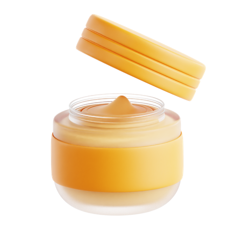 Moisturizing Cream Jar  3D Icon