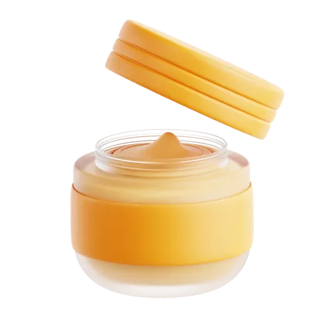 Moisturizing Cream Jar  3D Icon