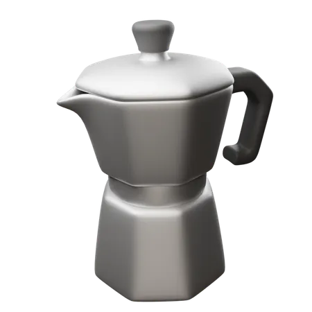 Pot de moka  3D Icon