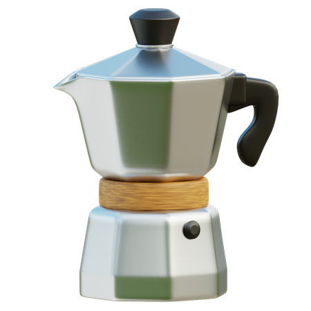 Pote de mocha  3D Icon