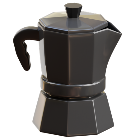 Pot de moka  3D Icon