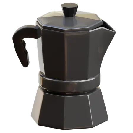 Pot de moka  3D Icon