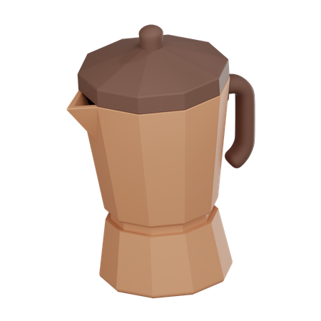 Moka Pot  3D Icon