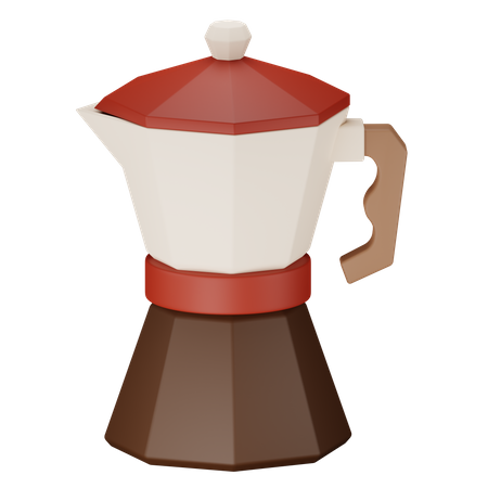 Moka Pot  3D Icon