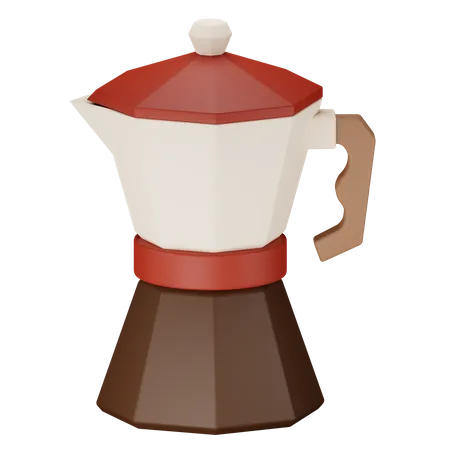 Moka Pot  3D Icon