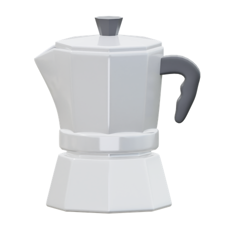 Moka Pot  3D Icon