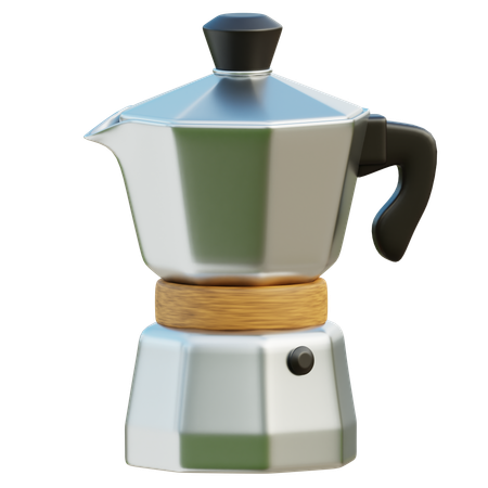 Moka Pot  3D Icon