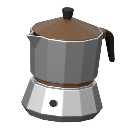 Moka Pot  3D Icon